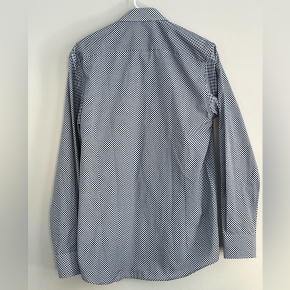 NWT. House Of Cavani Long Sleeve Shirt. 16.5 Large, Button Down with Pattern - Picture 3 of 8